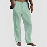 Jovan - Bequeme Sommerhose für Herren mit Kordelzug in Grün
