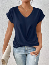 Diana - Zeitloses T-Shirt für jeden Tag in Marineblau