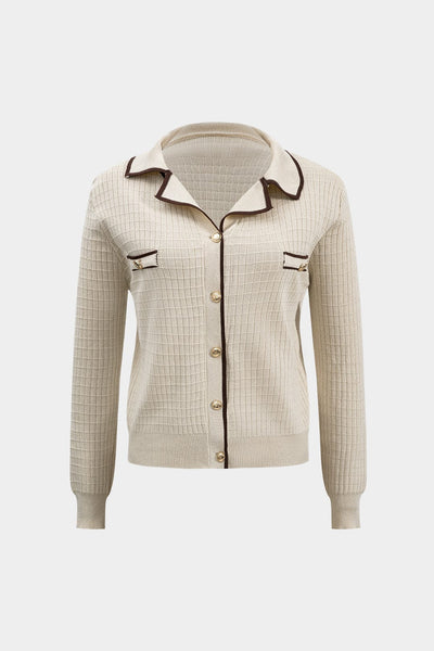 Mia | Klassisches Strick-Zweiteiler-Set mit Blazer-Cardigan & Bleistiftrock