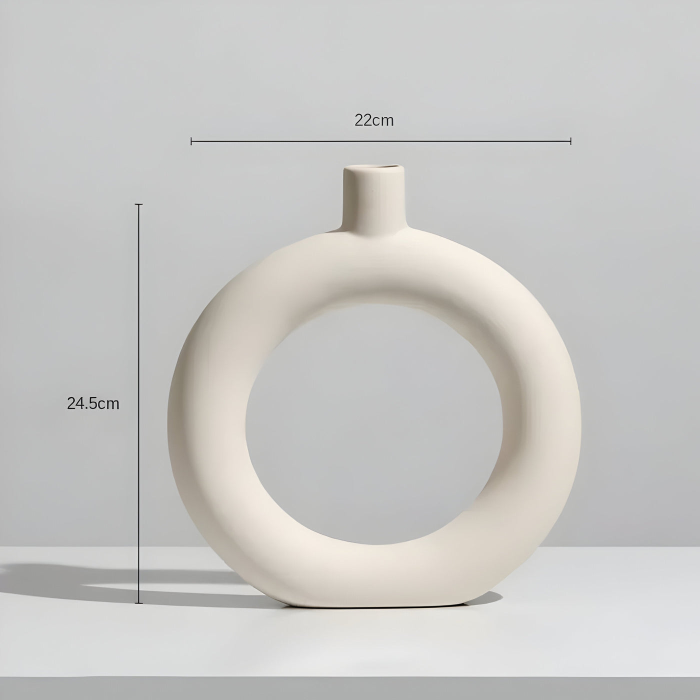 ClayHaven Vase - Moderne Keramische Blumenvase