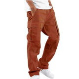 Cargohose Herren Regular Fit in Rot