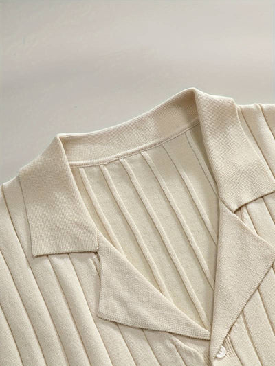 Stilvolles Strickhemd mit Kurzarm