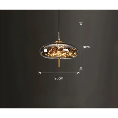CrystalBeam Light - Moderne LED-Pendelleuchte Sterne