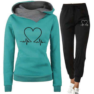 Arwen - Heartbeat Zweiteiliger Damen-Jogginganzug
