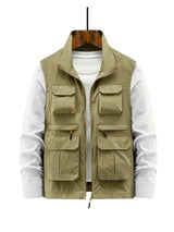 Stilvolle Outdoor Herrenweste - Thorne in Khaki