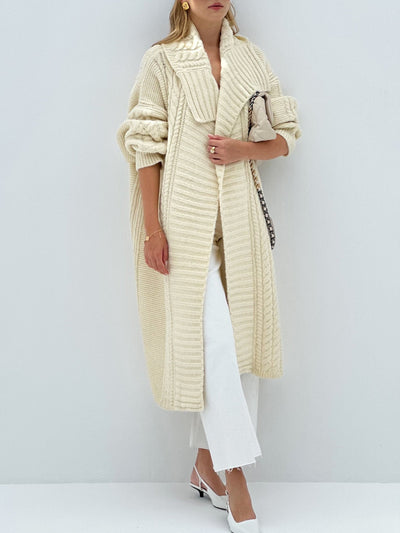 Nice And Clear Zopfstrickmantel