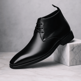 Chukka Boot Herren Schlanke Passform in Schwarz