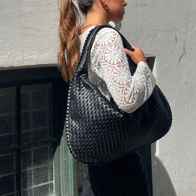 Aranka Gewebte Geräumige Design Schultertasche – Die Must-Have Tasche des Jahres