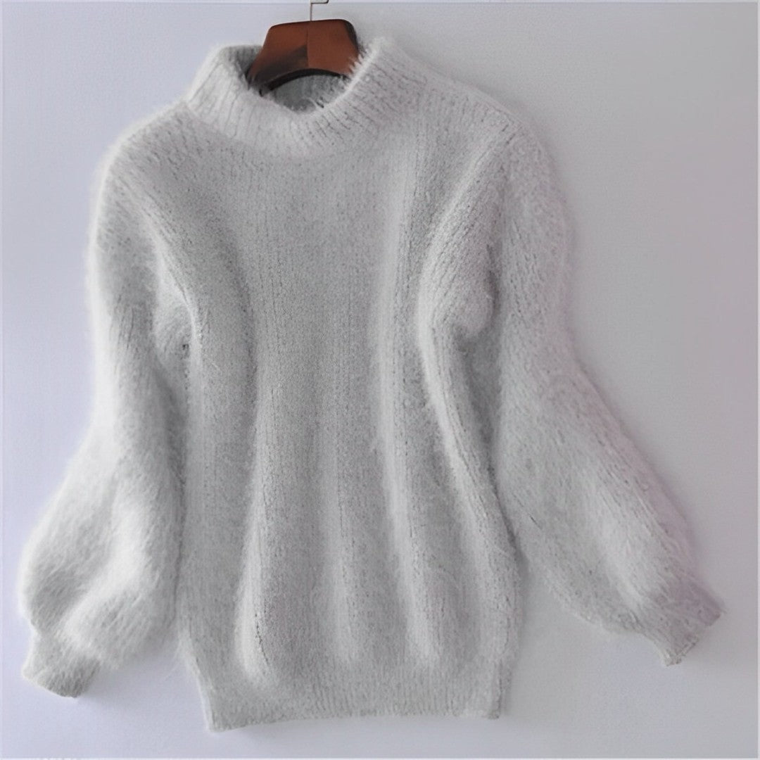 Joan - Strickpullover mit Halbhohem Ausschnitt