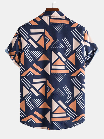 Shirt mit geometrischem Druck