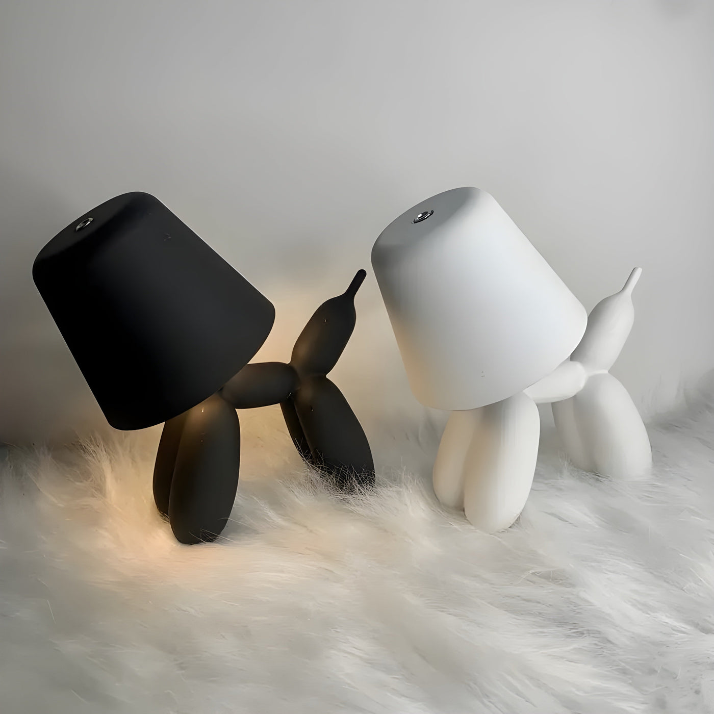 BrightPaws Lampe – USB-Aufladung Ballonhund Touch LED Tischlampe