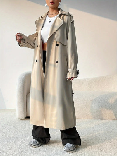 Lena Doppelreihiger Trenchcoat