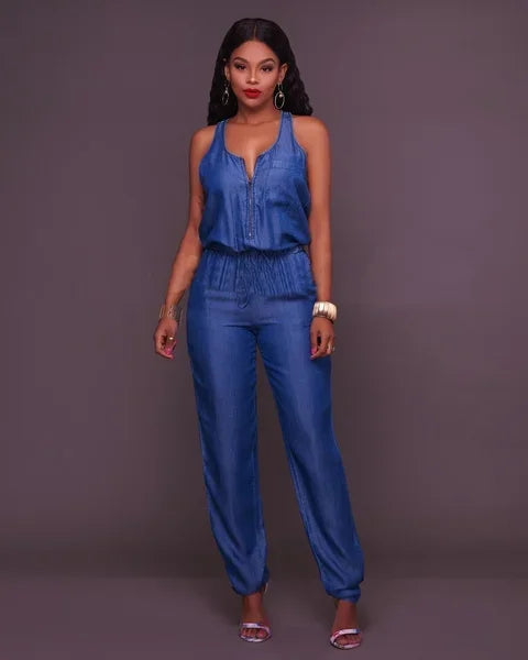Rosey - Jeans Jumpsuit für einen lässigen Look