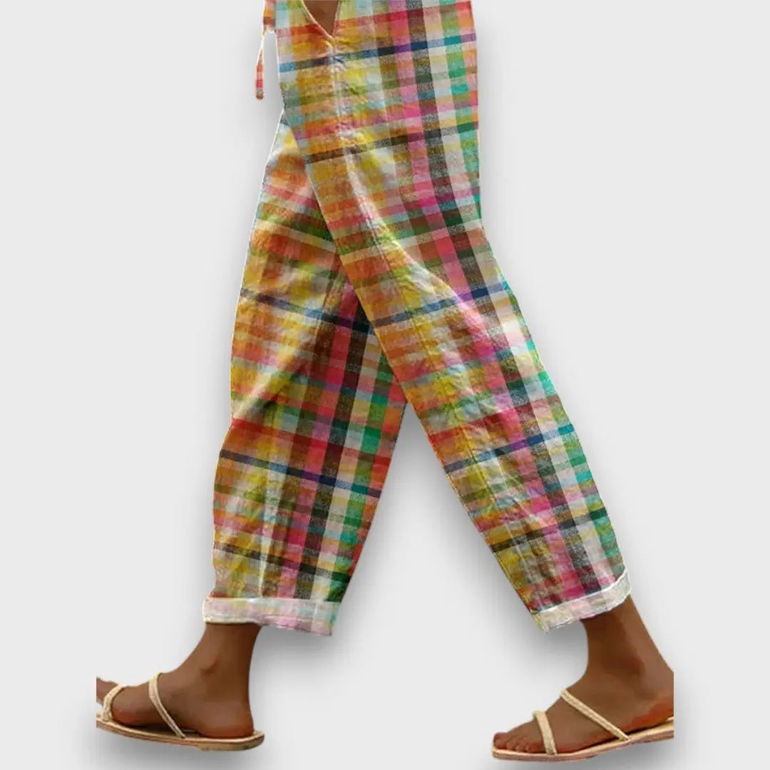 Michelle – Hose mit Karomuster