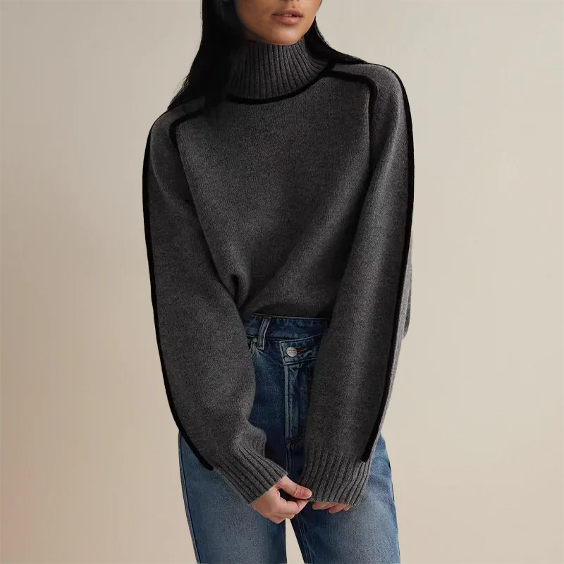 Emilie Eleganter Rollkragenpullover
