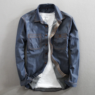 Simon | Leichte bluse mit Brusttaschen