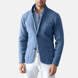 Remo™ | Herren Blazer Jacke im klassischen Vintage-Stil in Blau