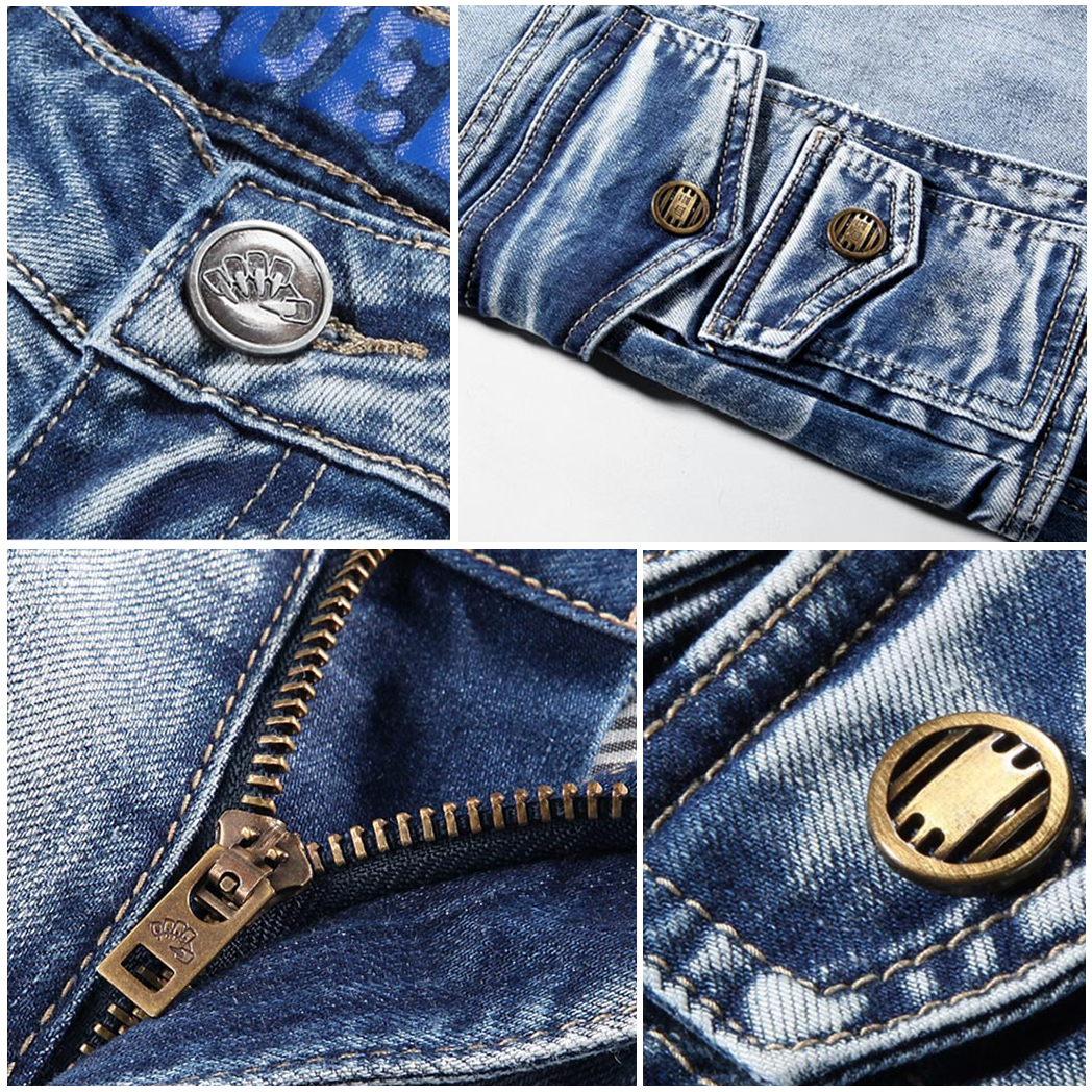 Karl - Männer Cargo Jeans Shorts