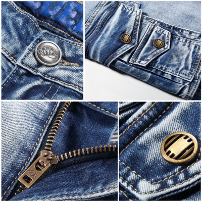 Karl - Männer Cargo Jeans Shorts