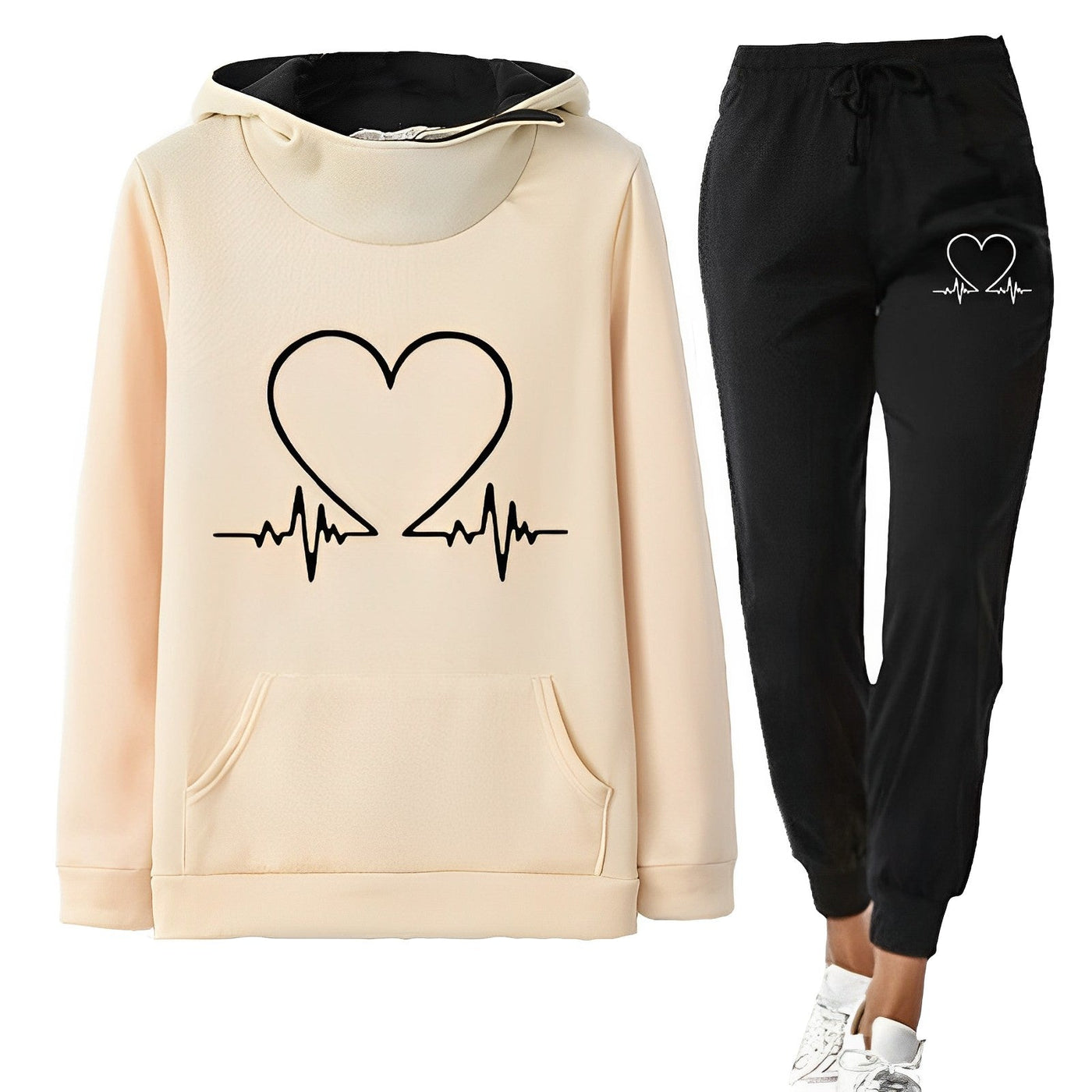Arwen - Heartbeat Zweiteiliger Damen-Jogginganzug
