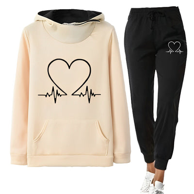 Arwen - Heartbeat Zweiteiliger Damen-Jogginganzug