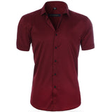 Gerlon | Herren Arbeits Polo Hemd | Kurzarm in Weinrot