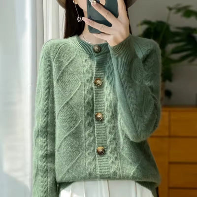 KATRIN - STRICKJACKE MIT KNÖPFEN