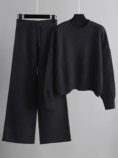 MAYA - PULLOVER-OVERSIZE UND WEITE HOSE