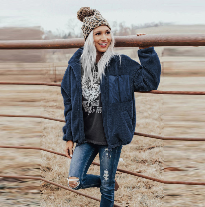 Juma - Lockere, warme Jacke für Frauen