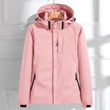 Angela | Damen funktionale Jacke mit Reißverschluss und Kapuze in 1
