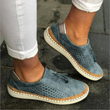 Camila | Geformtes Fußbett Leicht Sneaker in Blau