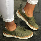 Camila | Geformtes Fußbett Leicht Sneaker in Grün