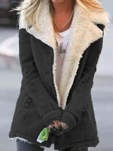 Annie | Winter Eleganz Jacke in Schwarz