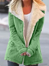 Annie | Winter Eleganz Jacke in Grün