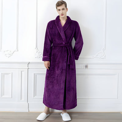 WarmEmbrace Robe – Luxuriöser Langer Thermischer Bademantel