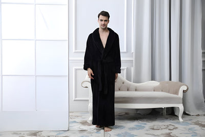 WarmEmbrace Robe – Luxuriöser Langer Thermischer Bademantel