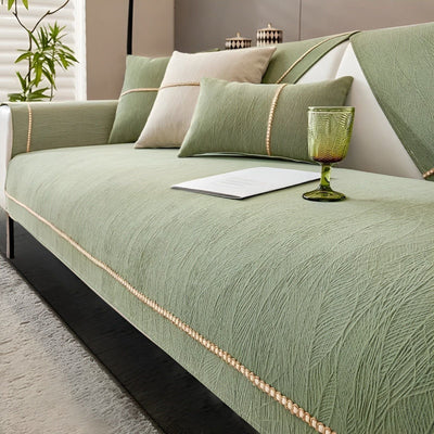 LuxeWrap Sofabezug - Moderner Anti-Kratz Sofabezug aus Leinen