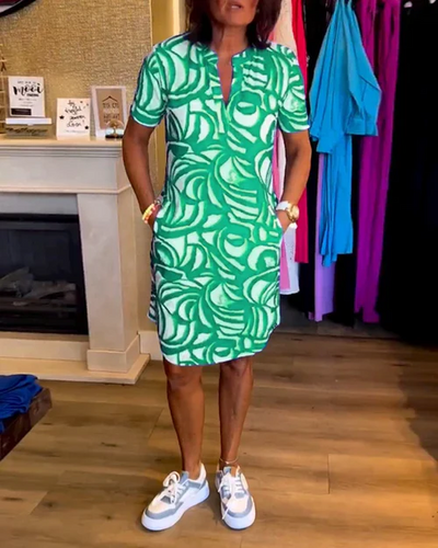 Natalie® | Kleid mit V-Ausschnitt.