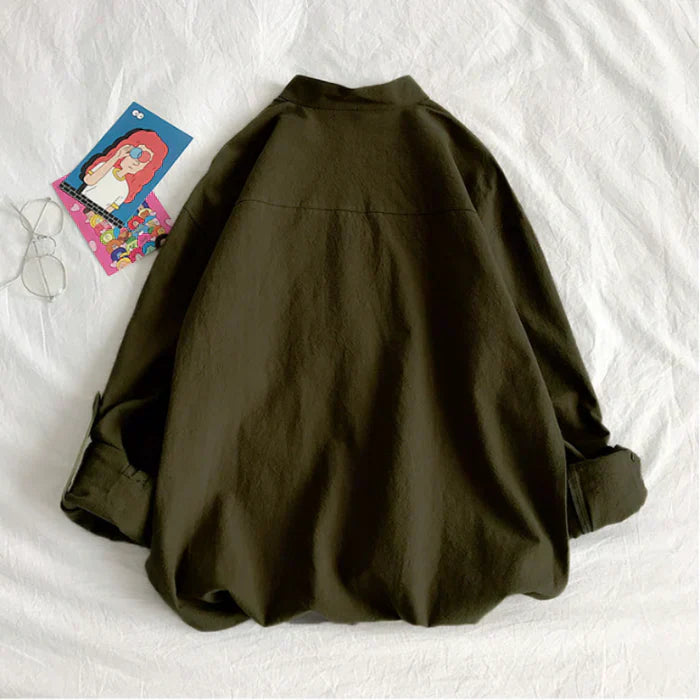Barnaby - Frühlingshafte Bluse mit Brusttasche