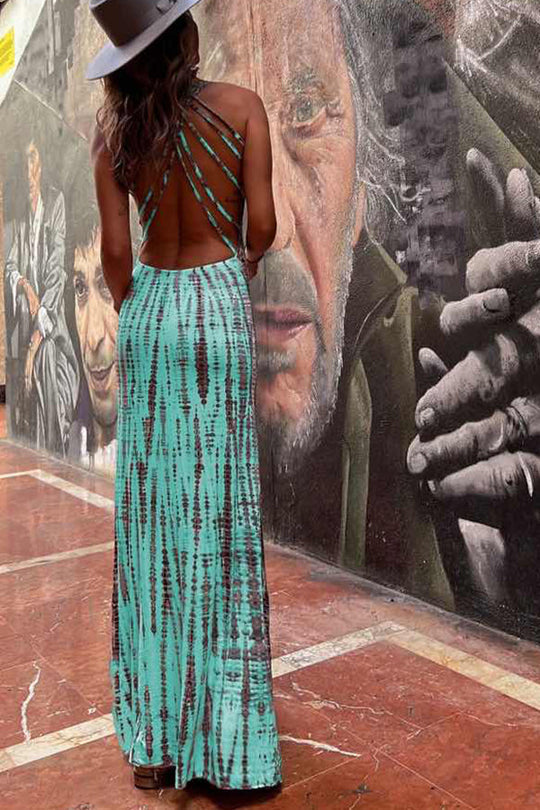Branwen - Verführerisches rückenfreies Maxikleid