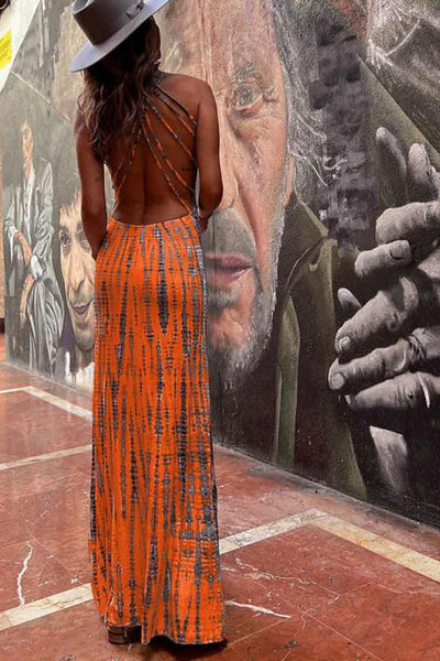 Branwen - Verführerisches rückenfreies Maxikleid