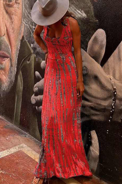 Branwen - Verführerisches rückenfreies Maxikleid
