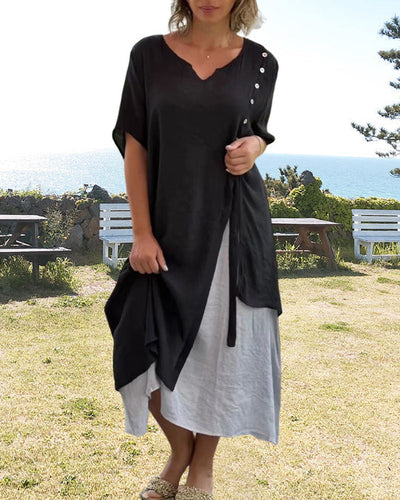 Bethan - Extravagantes Patchwork-Schnürkleid