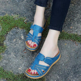 Rickta  |  Hochwertig Orthopädische Sandalen mit offener Zehe in Blau