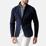 Remo™ | Herren Blazer Jacke im klassischen Vintage-Stil in Marineblau