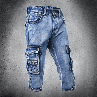 Karl - Männer Cargo Jeans Shorts
