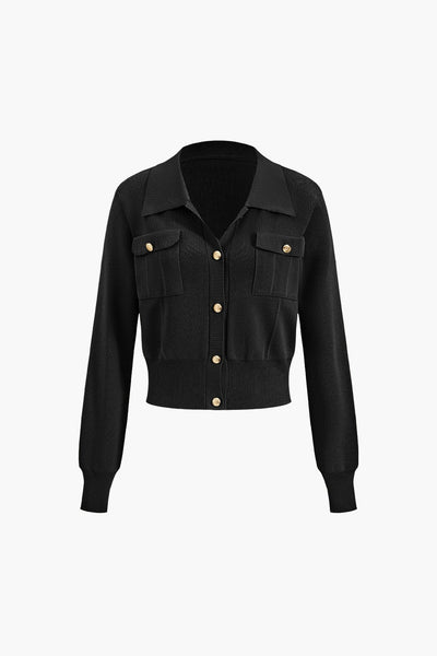 Aviana | Strick-Set mit Blazer und Rock