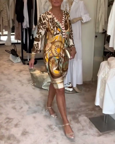 Mariane™ - Vintage Druckkleid