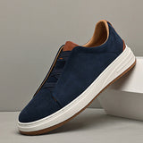 Lupo Casual Rindsleder Sneakers in Blau