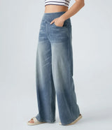 Vira | Damen Elastische Hose Zeitlos Komfort Elegant in Hellblau
